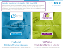 Tablet Screenshot of firsdental.com